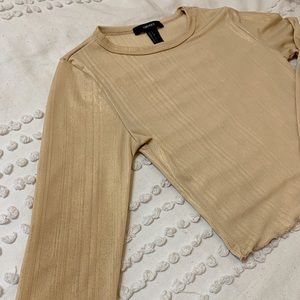 Cropped Sparkling Long Sleeve